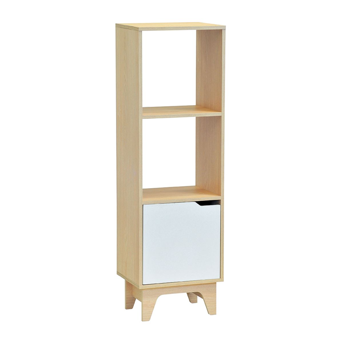 MOBIKIT - Estante Bremen Simple Carvalo - Blanco Mobikit…