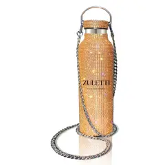 GENERICO - Termo Zuletti con brillos y diamantes botella brillante 900ml