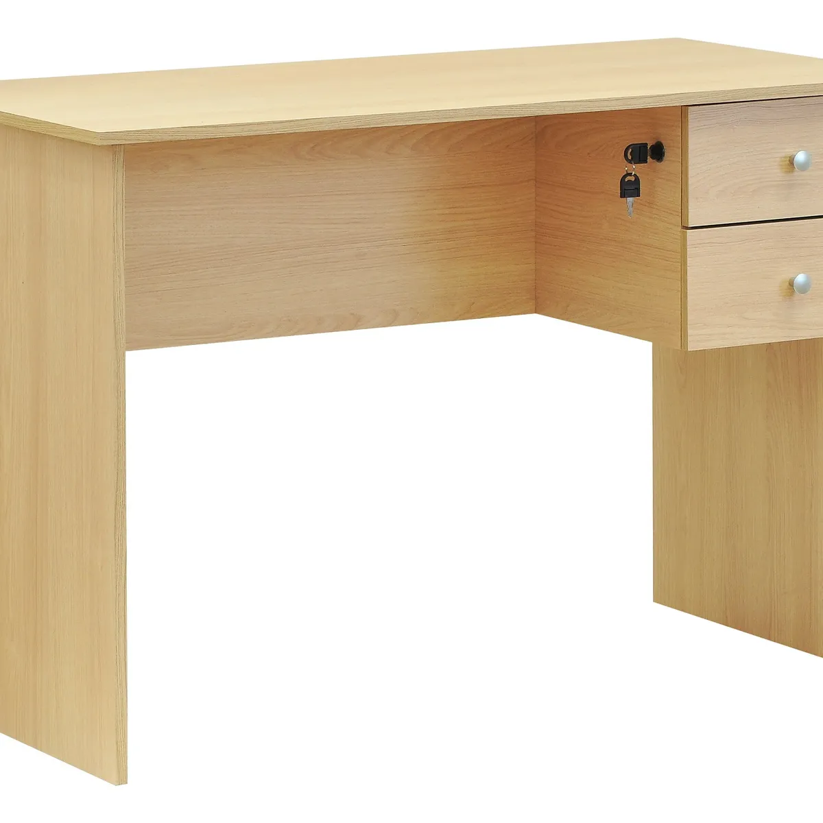 MOBIKIT - Escritorio 110 Con Llave Carvalo Mobikit