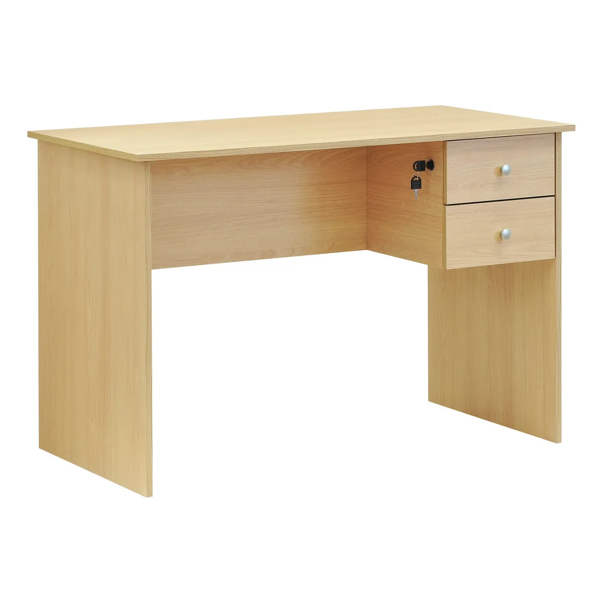 MOBIKIT - Escritorio 110 Con Llave Carvalo Mobikit