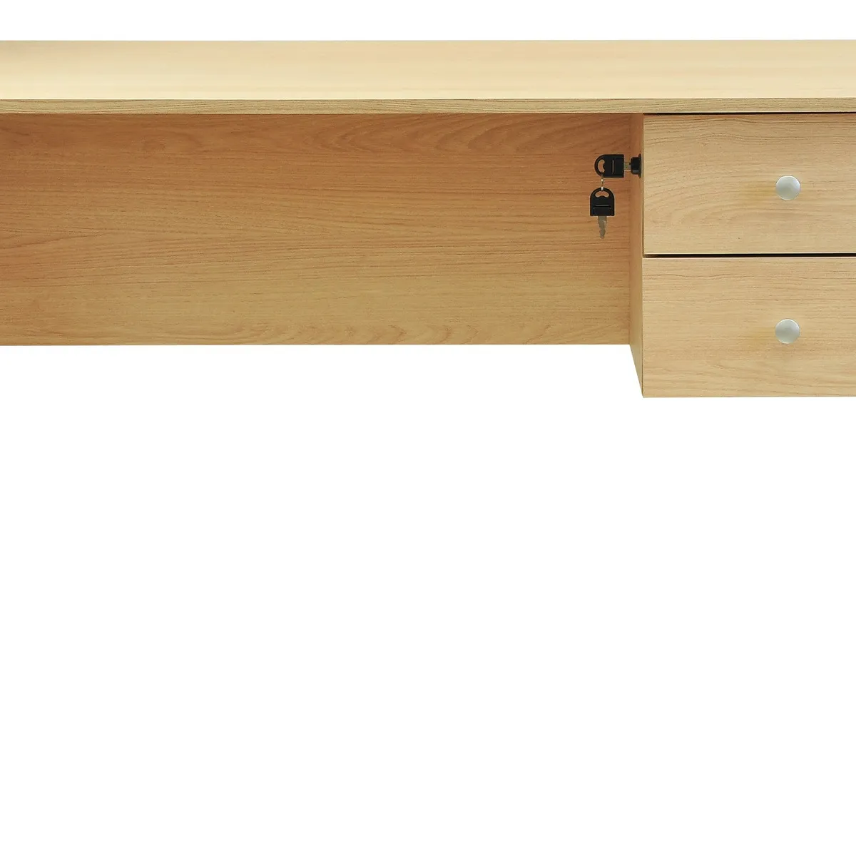 MOBIKIT - Escritorio 110 Con Llave Carvalo Mobikit