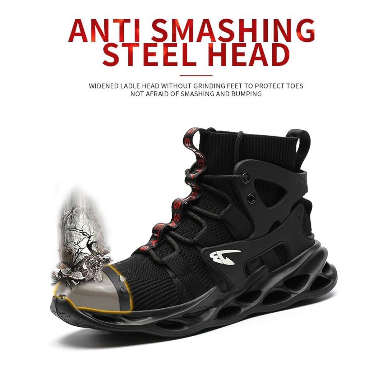 BLWOENS - Zapatos de Seguridad Punta Acero Resistente Impacto Hombre