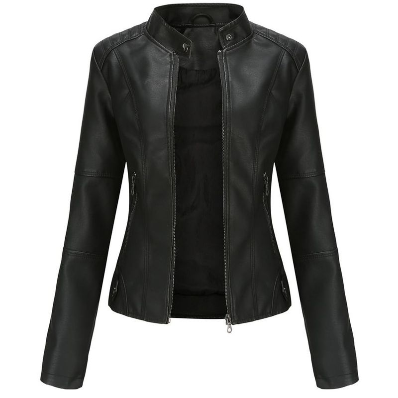 BLWOENS - Chaqueta de PU para mujer