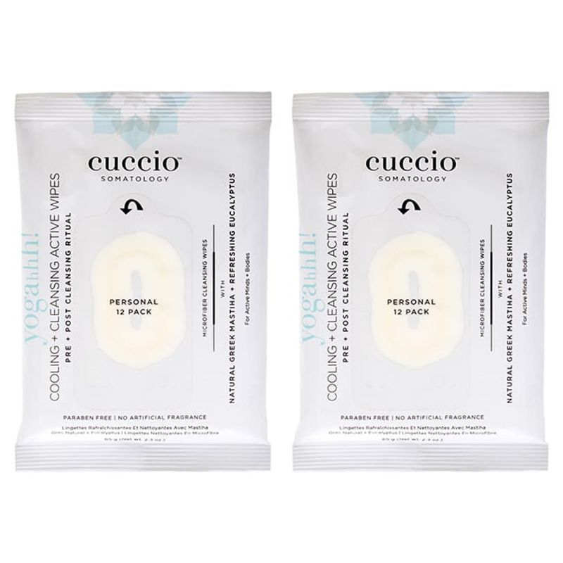 CUCCIO - Cleansing wipes pack de 2 cuccio-12count.