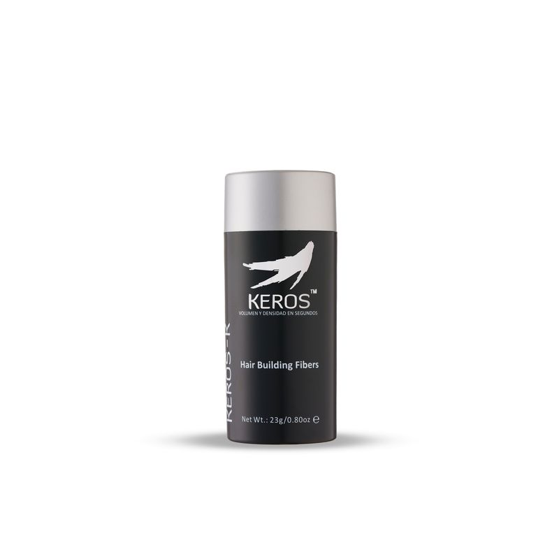 KEROS - NEGRO Cubre Calvicie  Alopecia Nano Fibras Capilares Keratina