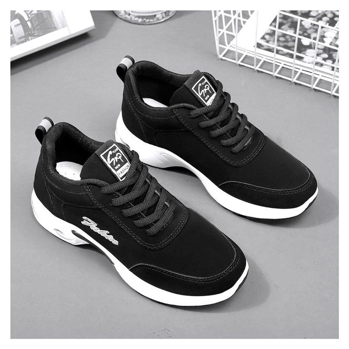 BLWOENS - Zapatillas Casuales antideslizante Mujer Zapatos -Blanco