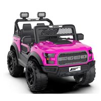 Auto a Batería 12V 4x4 Real 5 Motores Rosada