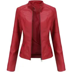 BLWOENS - Chaqueta de PU para mujer