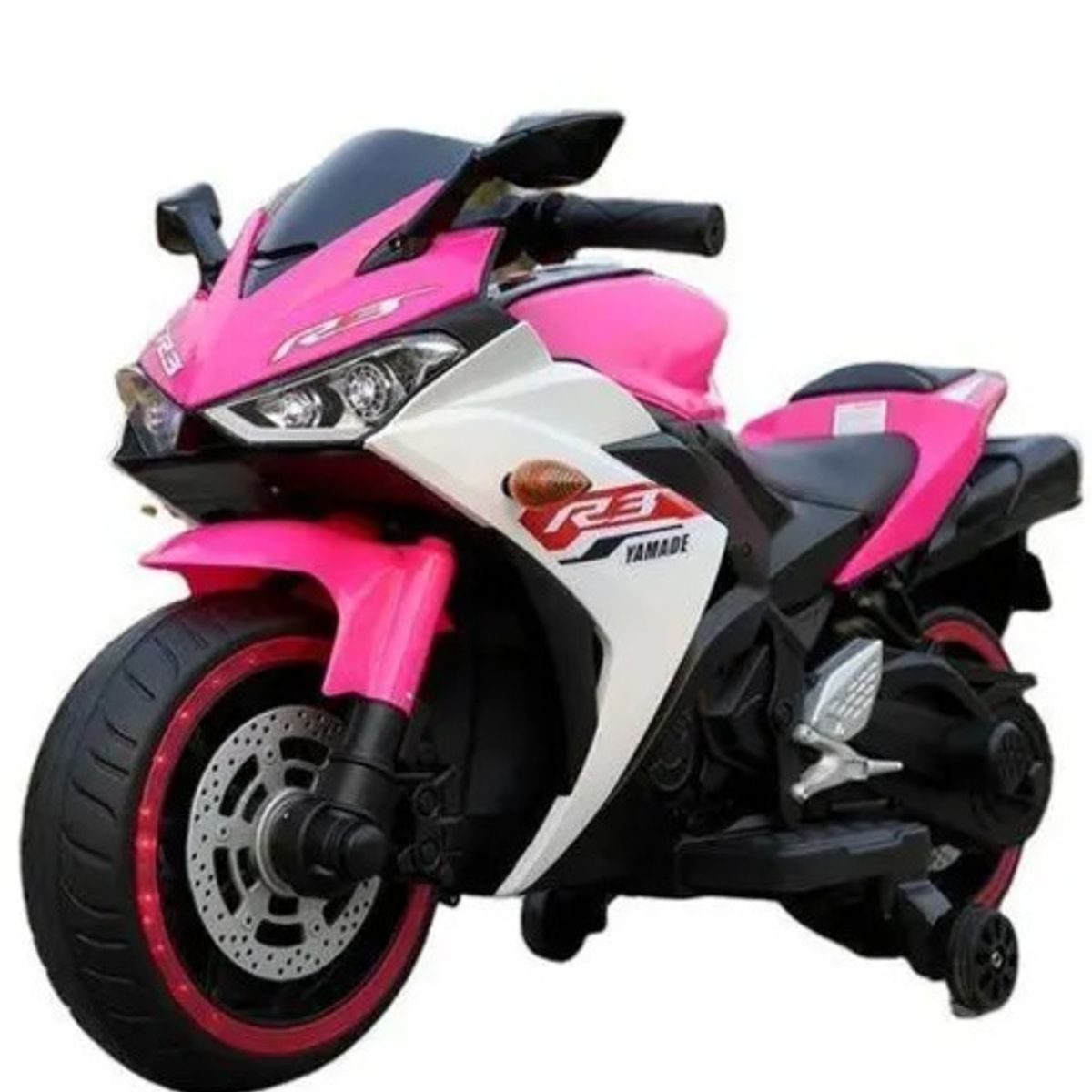 ABMTOYS - Moto a Batería Deportiva XL 12V Acelerador Puño