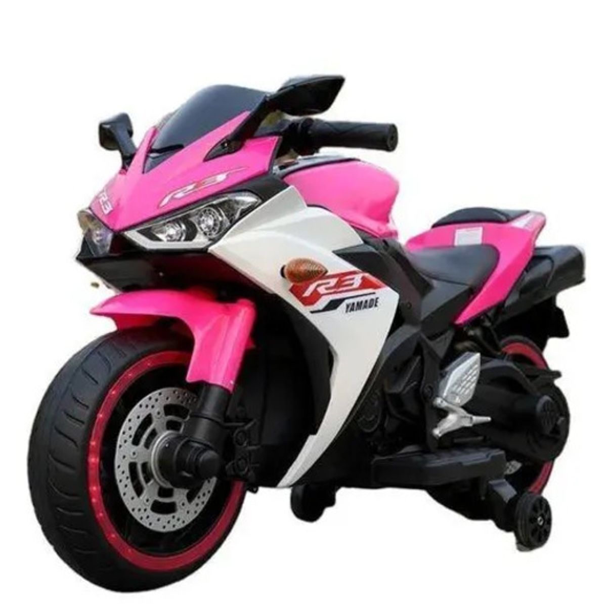 ABMTOYS - Moto a Batería Deportiva XL 12V Acelerador Puño