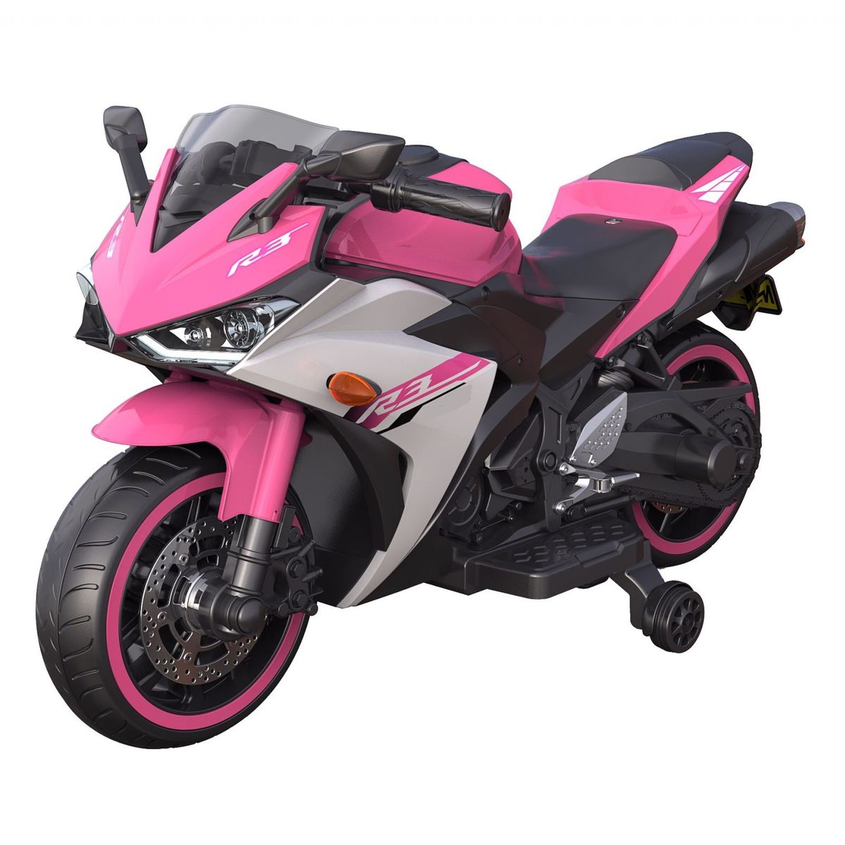 ABMTOYS - Moto a Batería Deportiva XL 12V Acelerador Puño