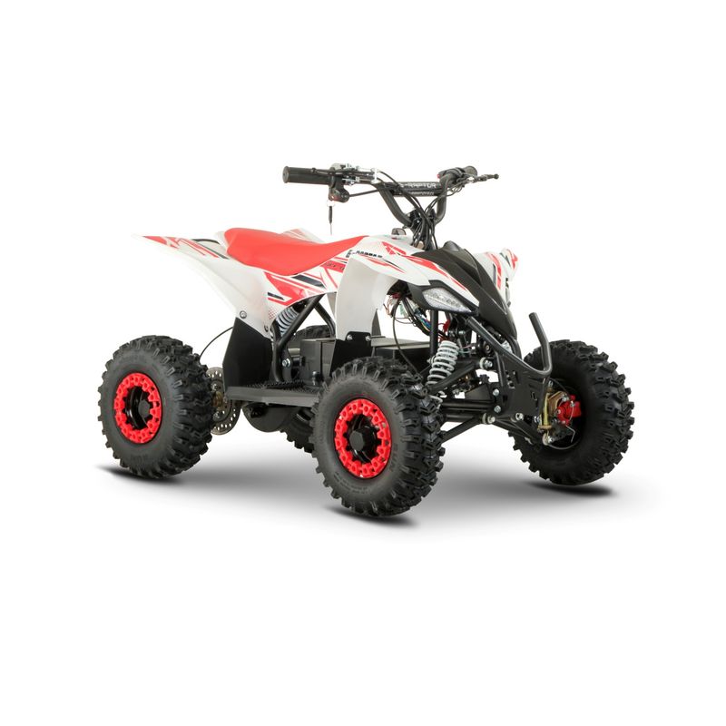 ABMTOYS - Moto a Batería 4 Ruedas 48 Volt Roja