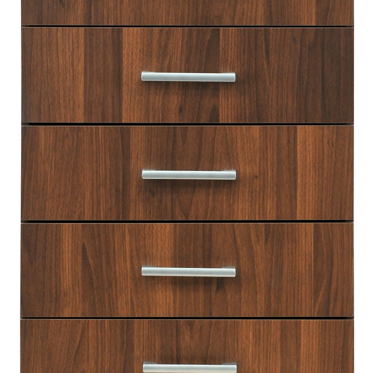 MOBIKIT - Comoda 5 Cajones Nogal Mobikit