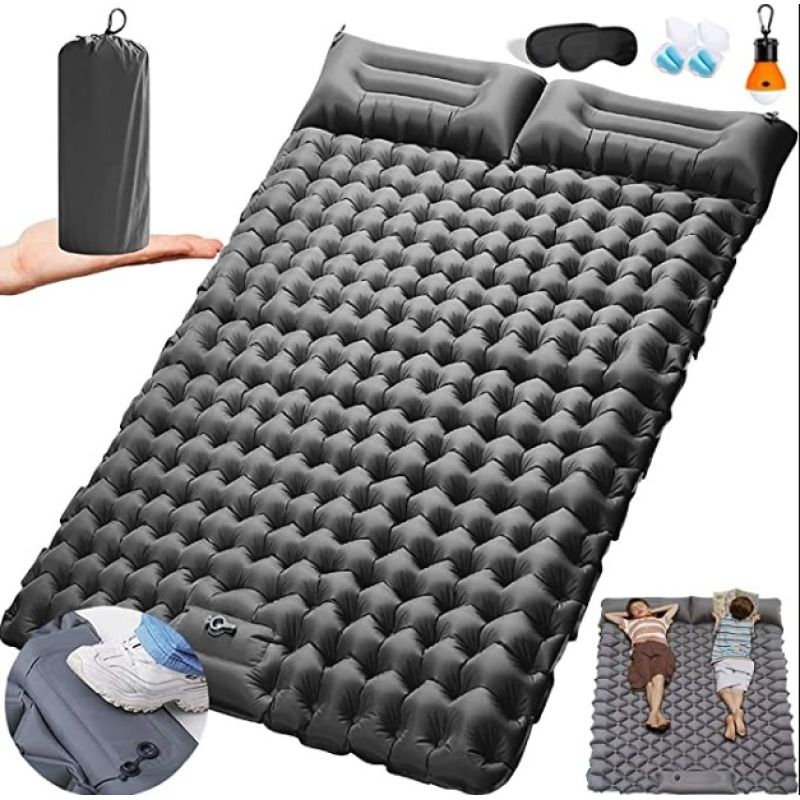 NAUTICA - Colchoneta inflable para acampar para 2 personas Azul