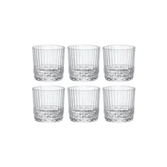 BORMIOLI - Set 6 Vasos Bajos Whisky Americas 20s 300 Ml - Italy