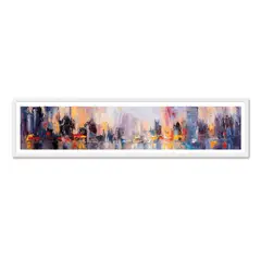 ALCUADRADO - Cuadro Panoramico Pintura Abs. Blanco