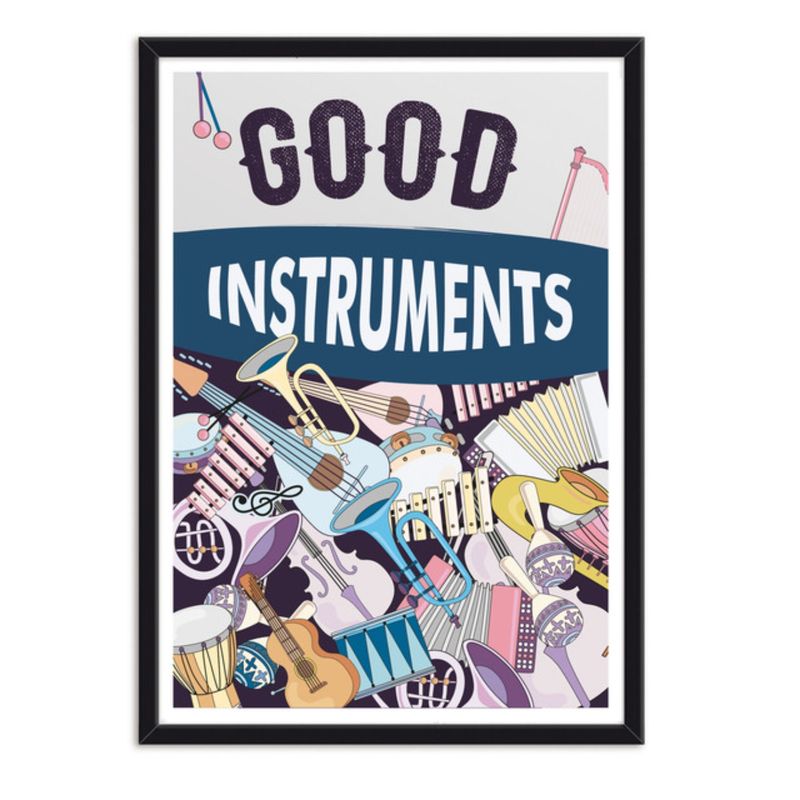ALCUADRADO - Cuadro Individual Good Instruments Negro Alcuadrado