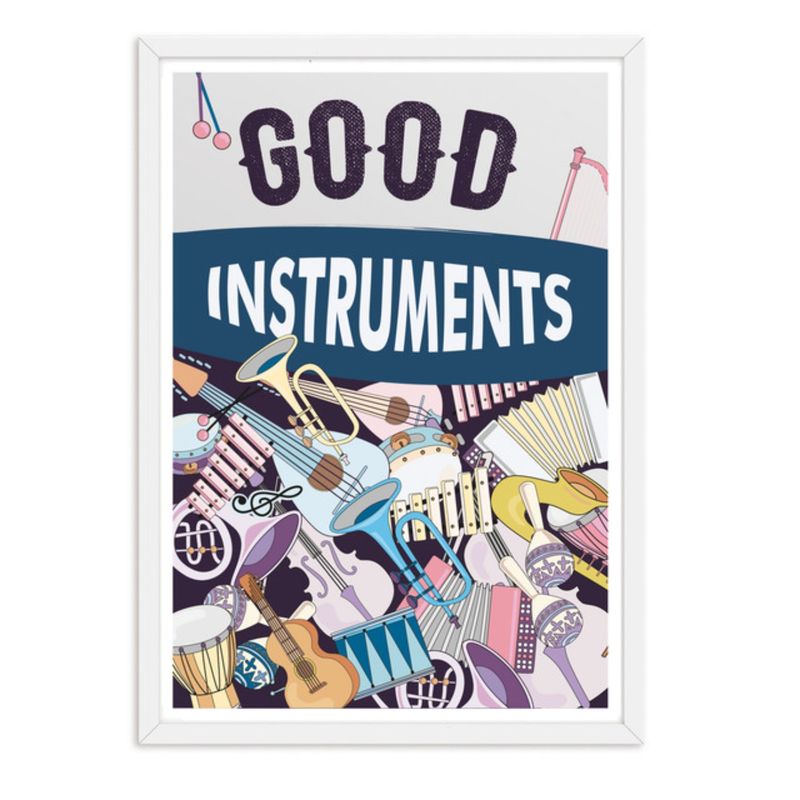 ALCUADRADO - Cuadro Individual Good Instruments Blanco Alcuadrado