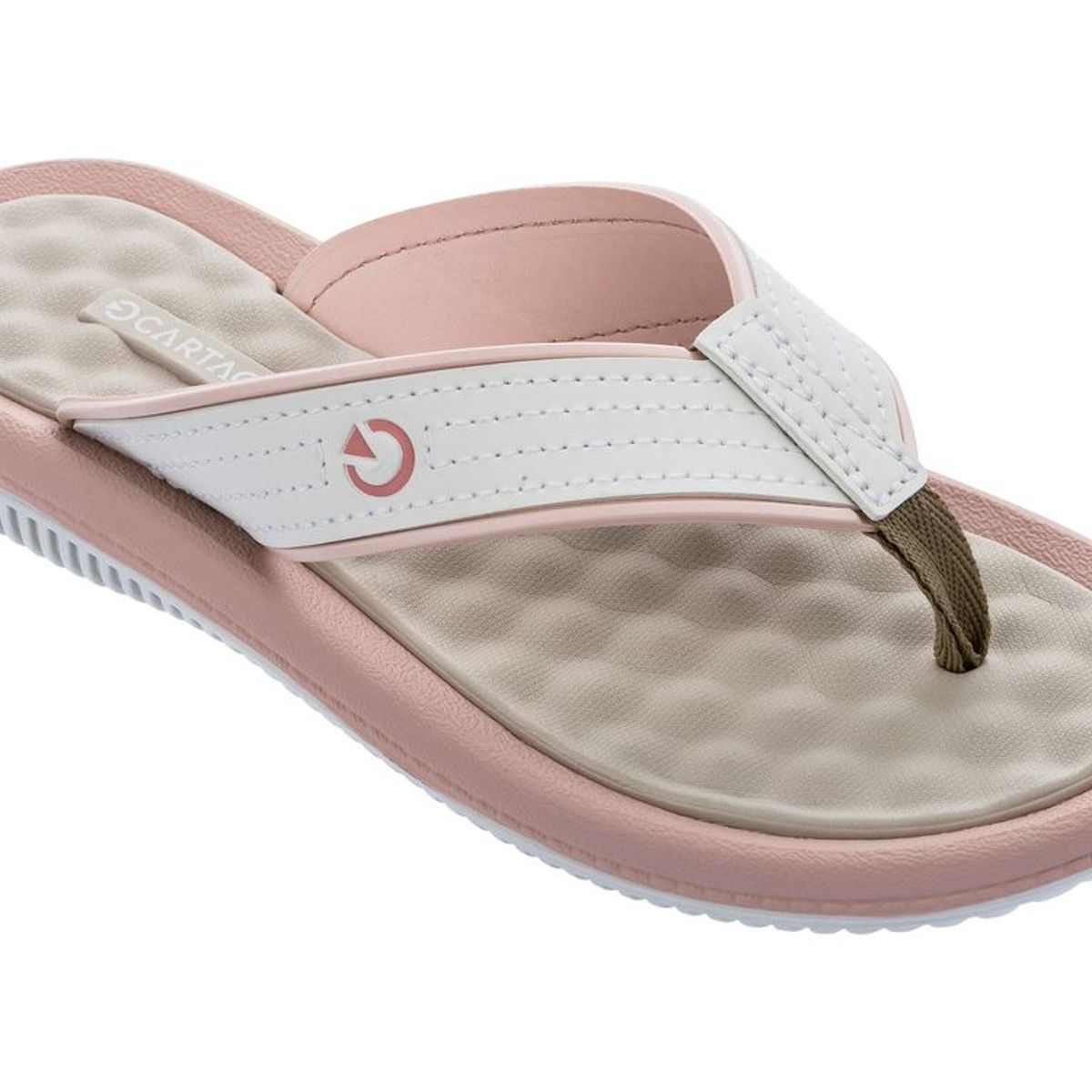 CARTAGO - Sandalia Mujer Blanco/Rosa Fiji Cartago