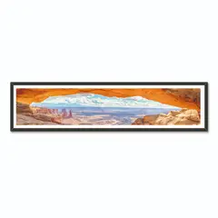 ALCUADRADO - Cuadro Mini Panoramico Vista Mesa Arch Negro