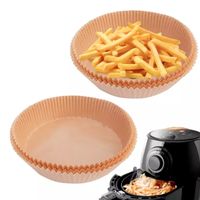 100 Platos Papel Airfryer Forro Anti-adherente Freidora Aire