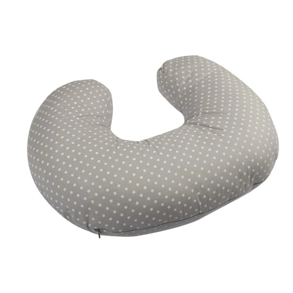 INFANTI - Cojín de Lactancia Alimentación INFANTI Gris Estrellas