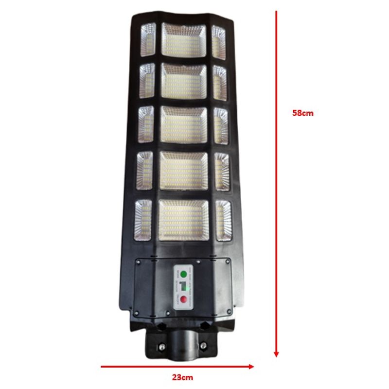 GENERICO - Foco Led Solar 1000w Poste Exterior Focos Solares Potentes  Base