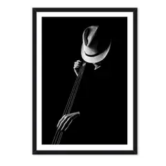 ALCUADRADO - Cuadro Individual Música Negro