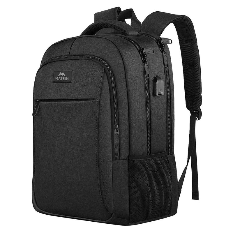 MATEIN - Mochila Notebook 28L Antirrobo USB Impermeable Unisex