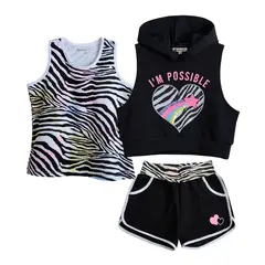 EXCEPTION - Conjunto Deportivo Niña 3 Piezas