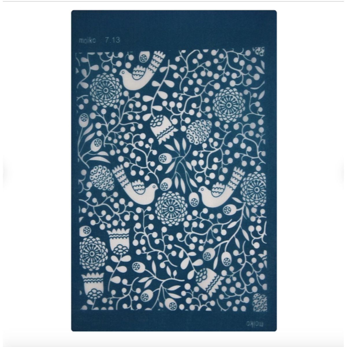 GENERICO - PANTALLA DE SEDA MOIKO MODELO FOLK ART