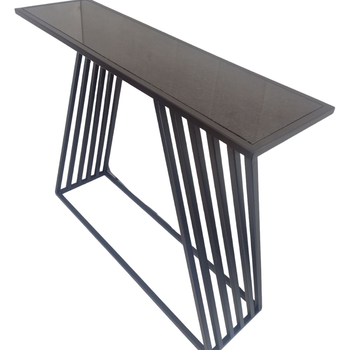 GENERICO - Mesa de arrimo Moderno Abanico Lateral Negro - Viatto