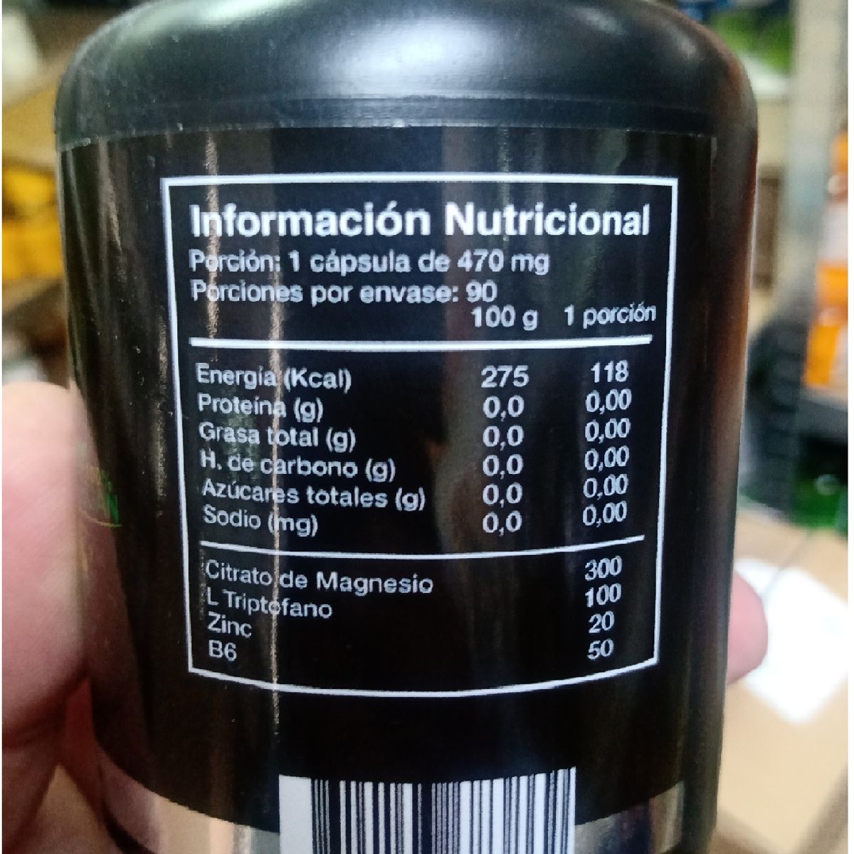 ZEO SPORT - Zma :  Magnesio + Triptofano + Zinc + Vit B6 Zeo 2x90 Capsulas