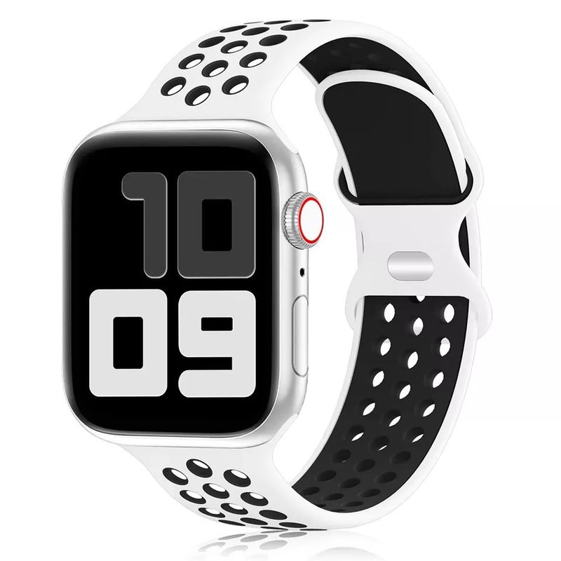 GENERICO - Correa Sport Deportiva Silicona para Apple Watch Todas las Series.