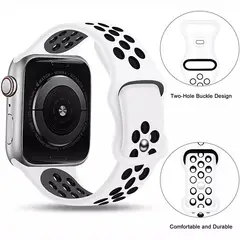 GENERICO - Correa Sport Deportiva Silicona para Apple Watch Todas las Series.