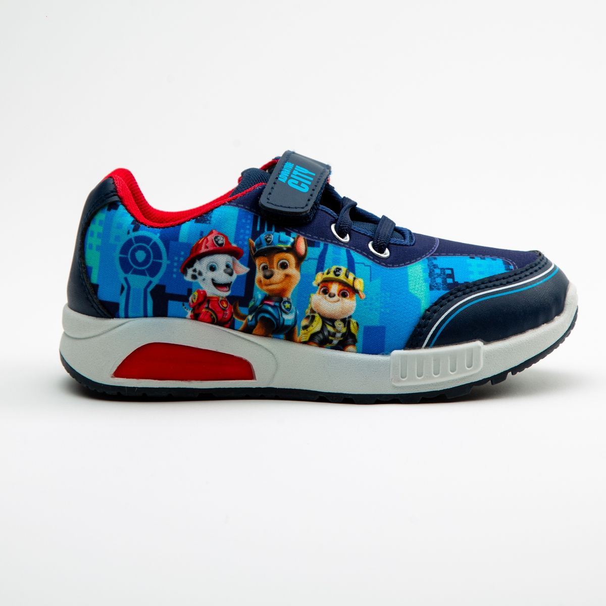 PAW PATROL - Zapatilla Luces Niño City Lights Azul Paw Patrol