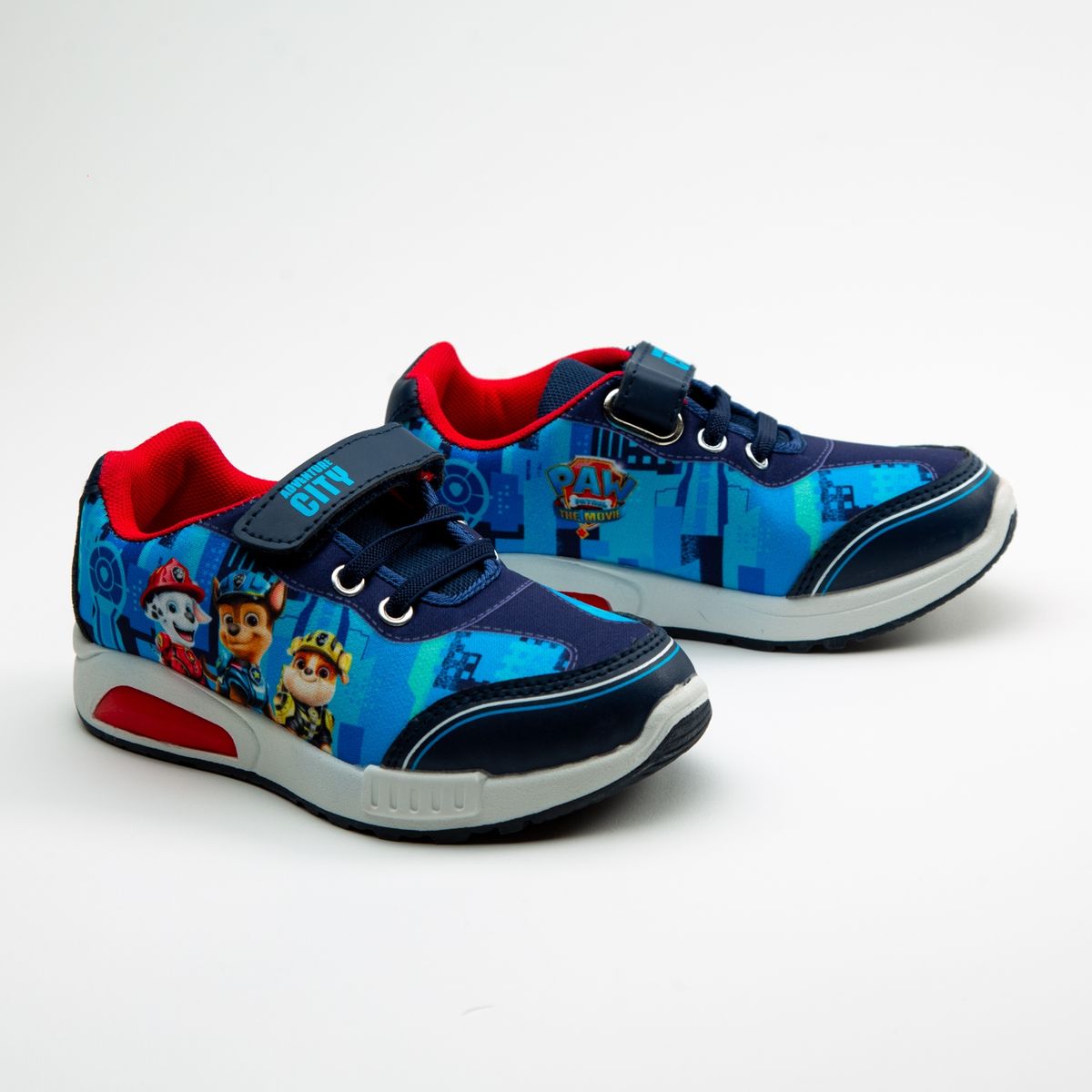 PAW PATROL - Zapatilla Luces Niño City Lights Azul Paw Patrol