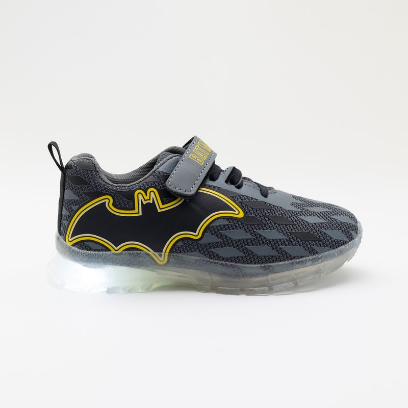 DC COMICS - Zapatilla Luces Niño Batman Light Gris Dc Comics