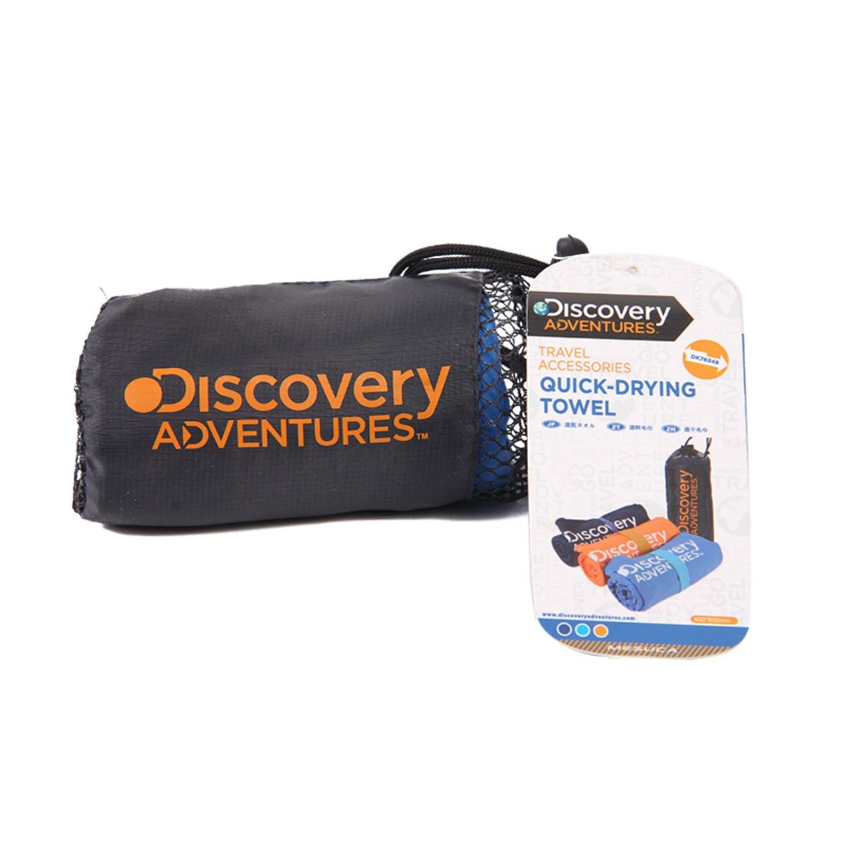 DISCOVERY - Toalla Seca Microfibra Azul