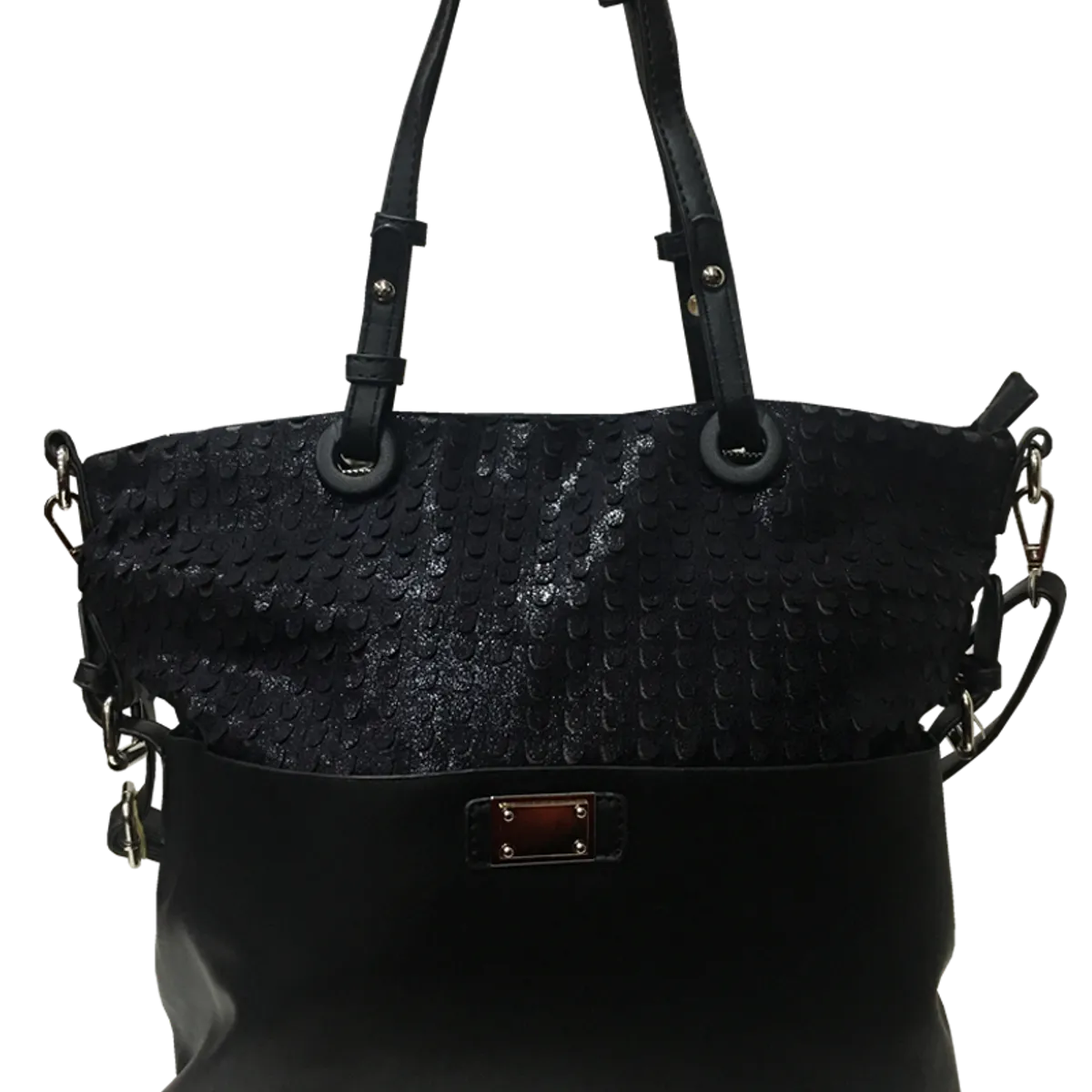 TODOPIEL - Cartera Ecocuero Mujer Negro Todopiel