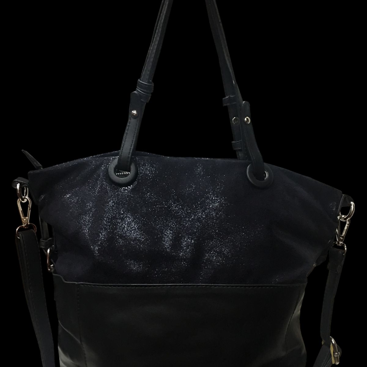 TODOPIEL - Cartera Ecocuero Mujer Negro Todopiel