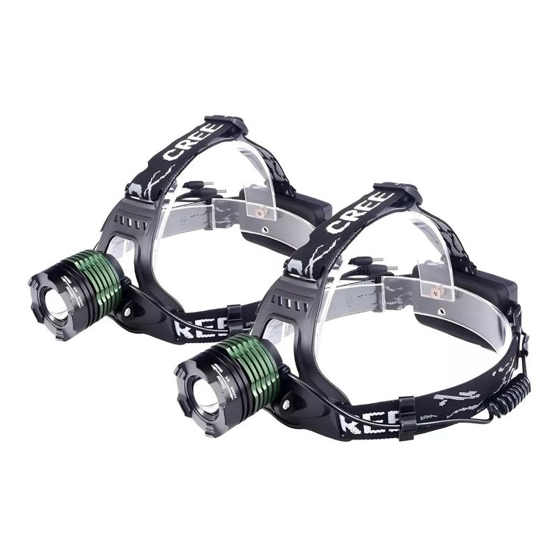 GENERICO - Pack X2 Linterna Cabeza Led Linternas De Caza Camping 503