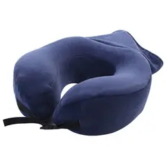 DISCOVERY - Cojin Cervical Y Almohada Memory Foam 2 En 1 Azul