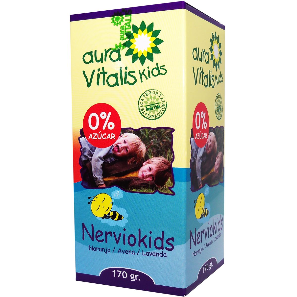 AURA VITALIS - AURA VITALIS NERVIOKIDS JARABE - NARANJO AVENA LAVANDA 170 GR