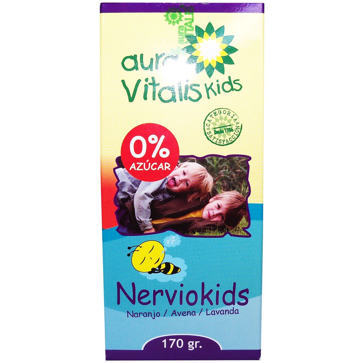 AURA VITALIS - AURA VITALIS NERVIOKIDS JARABE - NARANJO AVENA LAVANDA 170 GR