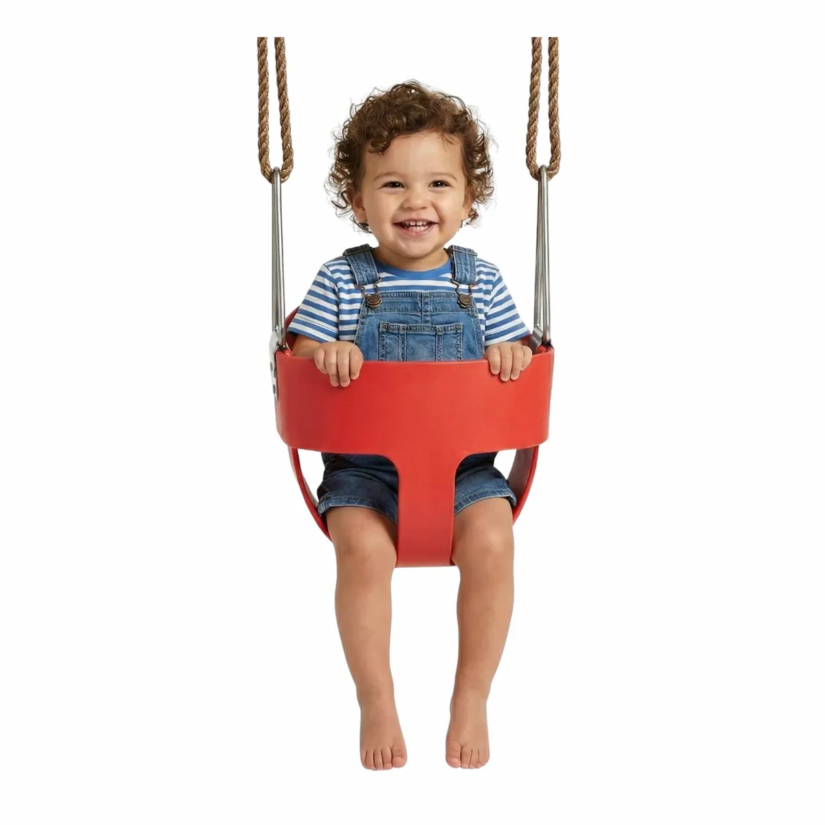 GENERICO - Columpio Tipo Pañal Para Niños - Rojo