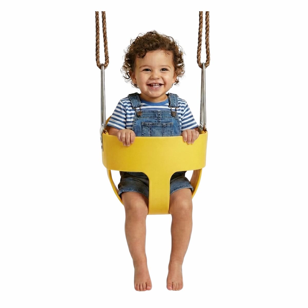GENERICO - Columpio Tipo Pañal Para Niños - Amarillo