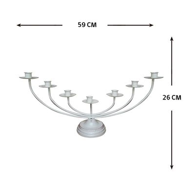 Imagen 2 del producto CANDELABRO 7V PROVENZAL (59 x 14 x 26 cm)