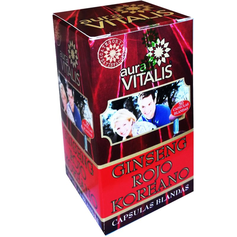 AURA VITALIS - AURA VITALIS GINSENG ROJO KOREANO 50 CAPSULAS BLANDAS