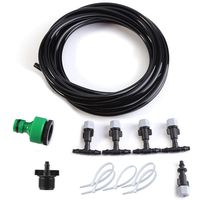 Kit aspersores Sistema Nebulización Patio jardín 5 metros